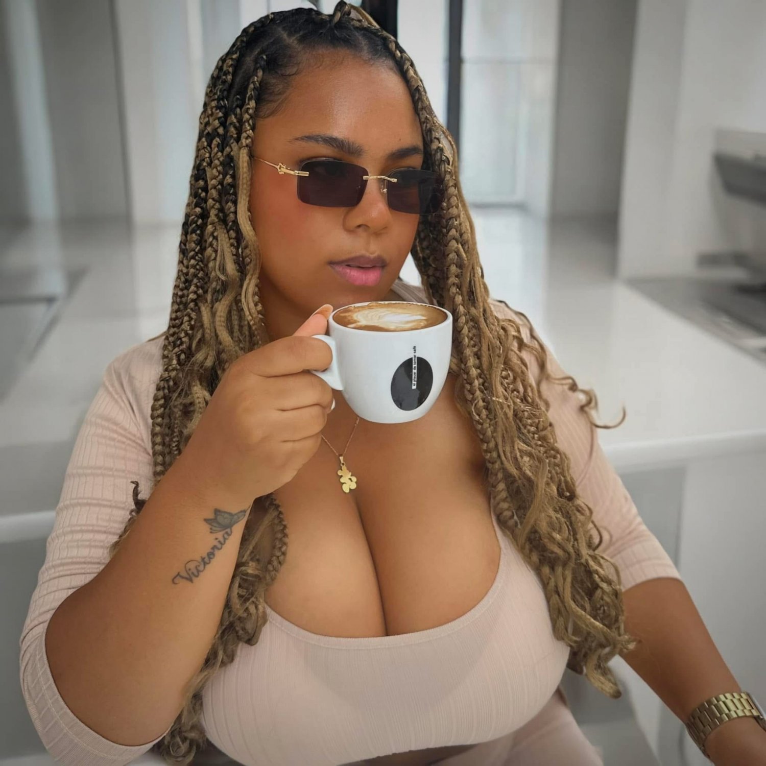 Beautiful ebony Dominican with big tits❤️ Arielkyspeña #oOmy4MeF