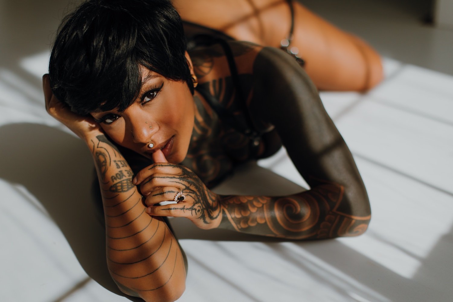 Tatted black beauty boudoir #7gust1fJ