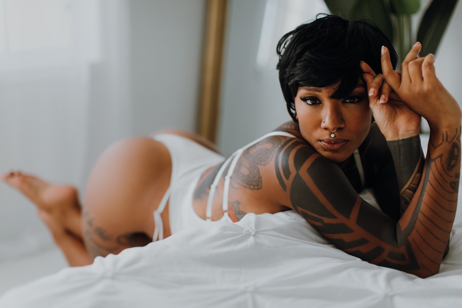 Tatted black beauty boudoir #9BMLZK59