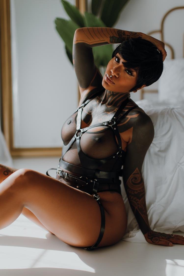 Tatted black beauty boudoir #rm0nmkSo